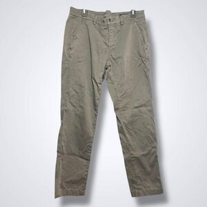 Masons Forte Dei Marmi Pants 34 X 31 Solid Green Brown Chino Trousers